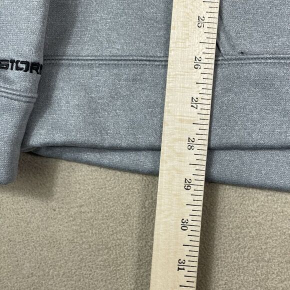 Under Armor Hoodie Mens Large Gray Storm Wounded Warrior Project Sherpa Lined - Picture 7 of 11